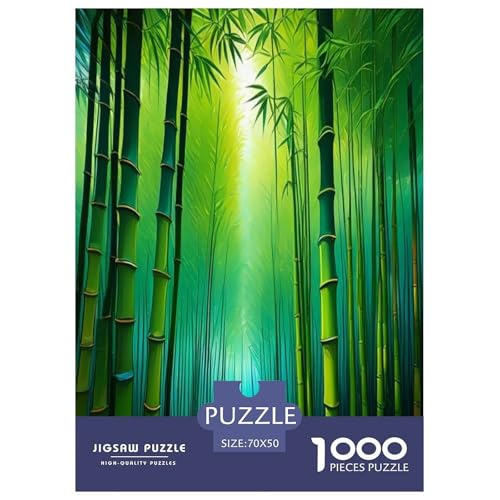 Bamboo Grove Puzzles für Erwachsene und Kinder, 1000 Teile, Umweltheilung, tolle Geschenke, Herausforderung, Spielzeug, Lernspiele, Heimdekoration, für Lernspiele, Geschenke, 70 x 50 cm, 1000 Stück Bamboo Grove Puzzles für Erwachsene und Kinder, 1000 Teile, Umweltheilung, tolle Geschenke, Herausforderung, Spielzeug, Lernspiele, Heimdekoration, für Lernspiele, Geschenke, 70 x 50 cm, 1000 Stück von UYNSIXTME