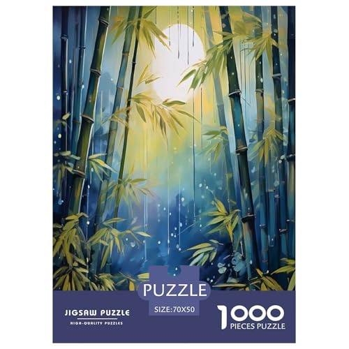 Bamboo Grove Puzzles für Erwachsene und Kinder, 1000 Teile, Umweltheilung, tolle Geschenke, Herausforderung, Spielzeug, Lernspiele, Heimdekoration, für Lernspiele, Geschenke, 70 x 50 cm, 1000 Stück Bamboo Grove Puzzles für Erwachsene und Kinder, 1000 Teile, Umweltheilung, tolle Geschenke, Herausforderung, Spielzeug, Lernspiele, Heimdekoration, für Lernspiele, Geschenke, 70 x 50 cm, 1000 Stück von UYNSIXTME