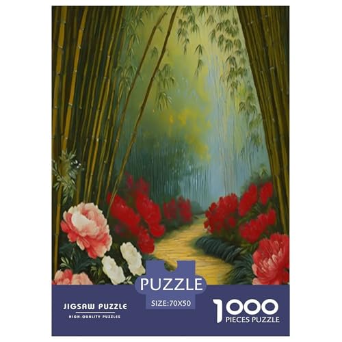 Bamboo Grove Puzzles für Erwachsene und Kinder, 1000 Teile, Umweltheilung, unmögliche Herausforderung, Spielzeug, Lernspiele, Heimdekoration, für Lernspiele, Geschenke, 70 x 50 cm, 1000 Stück Bamboo Grove Puzzles für Erwachsene und Kinder, 1000 Teile, Umweltheilung, unmögliche Herausforderung, Spielzeug, Lernspiele, Heimdekoration, für Lernspiele, Geschenke, 70 x 50 cm, 1000 Stück von UYNSIXTME
