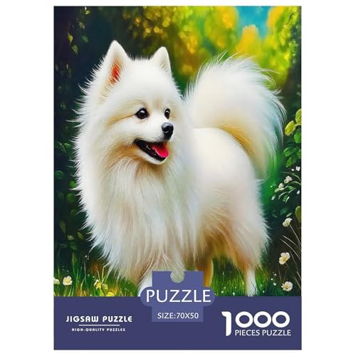 Baumer Hund Puzzle 1000-teilige Schwer Puzzle Spielzeug Pädagogisches Spiel Impossible Herausforderungsspielzeug Für Erwachsene Kinder 70x50cm/1000pcs von UYNSIXTME