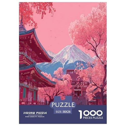 Der Japanische Fuji-Berg Puzzle 1000 Teile Schwer Puzzle Spielzeug Lernspiel Impossible Schöner Vulkan. Herausforderungsspielzeug Für Erwachsene Und Kinder Ab 12 Jahren 38x26cm/1000pcs Der Japanische Fuji-Berg Puzzle 1000 Teile Schwer Puzzle Spielzeug Lernspiel Impossible Schöner Vulkan. Herausforderungsspielzeug Für Erwachsene Und Kinder Ab 12 Jahren 38x26cm/1000pcs von UYNSIXTME