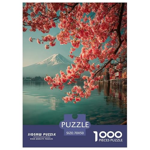 Der Japanische Fuji-Berg Puzzle 1000 Teile Schwer Puzzle Spielzeug Pädagogisches Spiel Impossible Schöner Vulkan. Herausforderung Spielzeug Für Erwachsene Und Kinder Ab 14 Jahren 70x50cm/1000pcs Der Japanische Fuji-Berg Puzzle 1000 Teile Schwer Puzzle Spielzeug Pädagogisches Spiel Impossible Schöner Vulkan. Herausforderung Spielzeug Für Erwachsene Und Kinder Ab 14 Jahren 70x50cm/1000pcs von UYNSIXTME