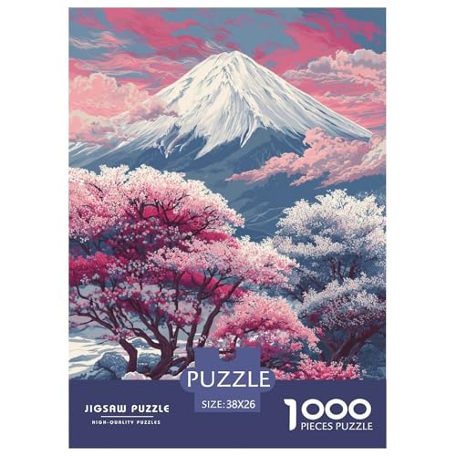 Der Japanische Fuji-Berg Puzzle 1000 Teile Schwer Puzzle Spielzeug Pädagogisches Spiel Impossible Schöner Vulkan. Herausforderungsspielzeug Für Erwachsene Kinder 38x26cm/1000pcs Der Japanische Fuji-Berg Puzzle 1000 Teile Schwer Puzzle Spielzeug Pädagogisches Spiel Impossible Schöner Vulkan. Herausforderungsspielzeug Für Erwachsene Kinder 38x26cm/1000pcs von UYNSIXTME