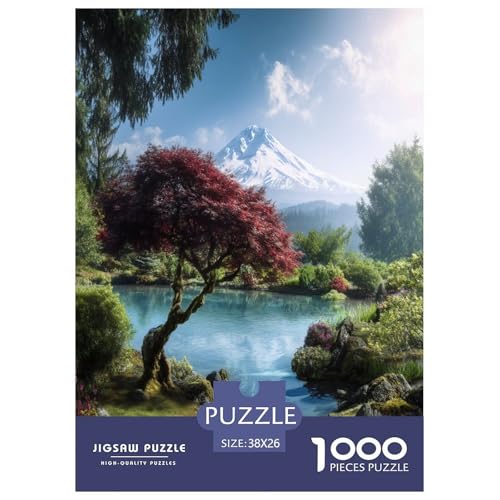 Der Japanische Fuji-Berg Puzzle 1000 Teile Schwer Puzzle Spielzeug Pädagogisches Spiel Impossible Schöner Vulkan. Herausforderungsspielzeug Für Erwachsene Und Kinder Ab 12 Jahren 38x26cm/1000pcs Der Japanische Fuji-Berg Puzzle 1000 Teile Schwer Puzzle Spielzeug Pädagogisches Spiel Impossible Schöner Vulkan. Herausforderungsspielzeug Für Erwachsene Und Kinder Ab 12 Jahren 38x26cm/1000pcs von UYNSIXTME