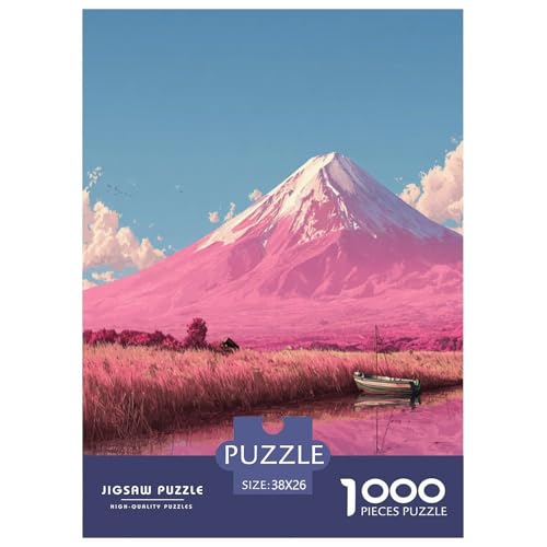 Der Japanische Fuji-Berg Puzzle 1000 Teile Schwer Puzzle Spielzeug Pädagogisches Spiel Impossible Schöner Vulkan. Herausforderungsspielzeug Für Erwachsene Und Kinder in Bewährter 38x26cm/1000pcs Der Japanische Fuji-Berg Puzzle 1000 Teile Schwer Puzzle Spielzeug Pädagogisches Spiel Impossible Schöner Vulkan. Herausforderungsspielzeug Für Erwachsene Und Kinder in Bewährter 38x26cm/1000pcs von UYNSIXTME