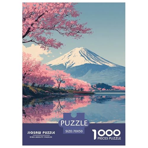 Der Japanische Fuji-Berg Puzzle 1000-teilige Schwer Puzzle Spielzeug Lernspiel Impossible Schöner Vulkan. Herausforderung Spielzeug Für Erwachsene Und Kinder Ab 12 Jahren 70x50cm/1000pcs Der Japanische Fuji-Berg Puzzle 1000-teilige Schwer Puzzle Spielzeug Lernspiel Impossible Schöner Vulkan. Herausforderung Spielzeug Für Erwachsene Und Kinder Ab 12 Jahren 70x50cm/1000pcs von UYNSIXTME