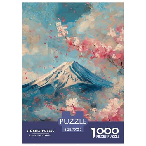 Der Japanische Fuji-Berg Puzzle 1000-teilige Schwer Puzzle Spielzeug Pädagogisches Spiel Impossible Schöner Vulkan. Herausforderungsspielzeug Für Erwachsene Und Kinder Ab 14 Jahren 70x50cm/1000pcs Der Japanische Fuji-Berg Puzzle 1000-teilige Schwer Puzzle Spielzeug Pädagogisches Spiel Impossible Schöner Vulkan. Herausforderungsspielzeug Für Erwachsene Und Kinder Ab 14 Jahren 70x50cm/1000pcs von UYNSIXTME