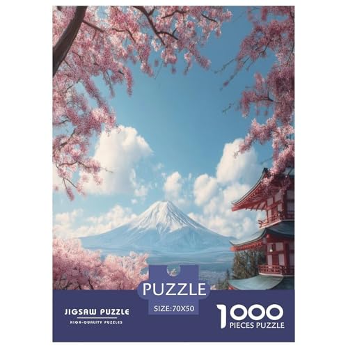Der Japanische Fuji-Berg Puzzle 1000-teilige Schwer Puzzle Spielzeug Pädagogisches Spiel Impossible Schöner Vulkan. Herausforderungsspielzeug Für Erwachsene Und Kinder Ab 14 Jahren 70x50cm/1000pcs Der Japanische Fuji-Berg Puzzle 1000-teilige Schwer Puzzle Spielzeug Pädagogisches Spiel Impossible Schöner Vulkan. Herausforderungsspielzeug Für Erwachsene Und Kinder Ab 14 Jahren 70x50cm/1000pcs von UYNSIXTME
