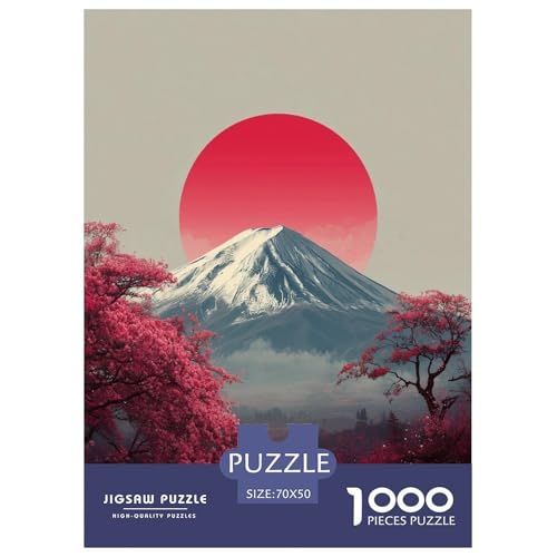 Der Japanische Fuji-Berg Puzzles 1000 Teile Schwer Puzzle Spielzeug Lernspiel Impossible Schöner Vulkan. Herausforderungsspielzeug Für Erwachsene Und Kinder Ab 14 Jahren 70x50cm/1000pcs Der Japanische Fuji-Berg Puzzles 1000 Teile Schwer Puzzle Spielzeug Lernspiel Impossible Schöner Vulkan. Herausforderungsspielzeug Für Erwachsene Und Kinder Ab 14 Jahren 70x50cm/1000pcs von UYNSIXTME