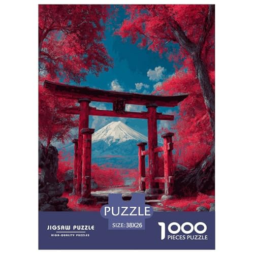 Der Japanische Fuji-Berg Puzzles 1000 Teile Schwer Puzzle Spielzeug Lernspiel Impossible Schöner Vulkan. Herausforderungsspielzeug Für Erwachsene Und Kinder in Bewährter 38x26cm/1000pcs Der Japanische Fuji-Berg Puzzles 1000 Teile Schwer Puzzle Spielzeug Lernspiel Impossible Schöner Vulkan. Herausforderungsspielzeug Für Erwachsene Und Kinder in Bewährter 38x26cm/1000pcs von UYNSIXTME