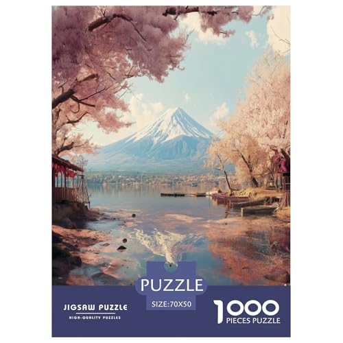 Der Japanische Fuji-Berg Puzzles 1000 Teile Schwer Puzzle Spielzeug Pädagogisches Spiel Impossible Schöner Vulkan. Herausforderung Spielzeug Für Erwachsene Und Kinder in Bewährter 70x50cm/1000pcs Der Japanische Fuji-Berg Puzzles 1000 Teile Schwer Puzzle Spielzeug Pädagogisches Spiel Impossible Schöner Vulkan. Herausforderung Spielzeug Für Erwachsene Und Kinder in Bewährter 70x50cm/1000pcs von UYNSIXTME