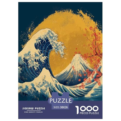 Der Japanische Fuji-Berg Puzzles 1000 Teile Schwer Puzzle Spielzeug Pädagogisches Spiel Impossible Schöner Vulkan. Herausforderungsspielzeug Für Erwachsene Und Kinder Ab 12 Jahren 38x26cm/1000pcs Der Japanische Fuji-Berg Puzzles 1000 Teile Schwer Puzzle Spielzeug Pädagogisches Spiel Impossible Schöner Vulkan. Herausforderungsspielzeug Für Erwachsene Und Kinder Ab 12 Jahren 38x26cm/1000pcs von UYNSIXTME