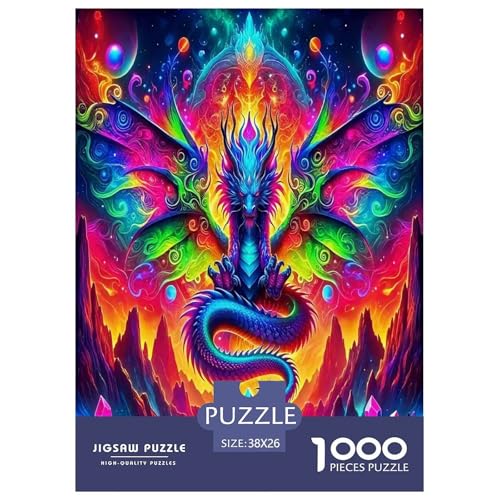 Dragon Jigsaw Puzzles Puzzle für Erwachsene Kinder, 1000 Teile Mysterious Creatures Impossible Challenge Spielzeug Lernspiel Heimdekoration für Lernspiele Geschenke 38x26cm/1000pcs Dragon Jigsaw Puzzles Puzzle für Erwachsene Kinder, 1000 Teile Mysterious Creatures Impossible Challenge Spielzeug Lernspiel Heimdekoration für Lernspiele Geschenke 38x26cm/1000pcs von UYNSIXTME
