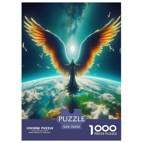 Engelsflügel-Puzzles Puzzle für Erwachsene und Kinder, 1000 Teile Mysterious Power Skurrile Herausforderung Spielzeug Lernspiel Heimdekoration für Lernspiele Geschenke 70x50cm/1000pcs Engelsflügel-Puzzles Puzzle für Erwachsene und Kinder, 1000 Teile Mysterious Power Skurrile Herausforderung Spielzeug Lernspiel Heimdekoration für Lernspiele Geschenke 70x50cm/1000pcs von UYNSIXTME
