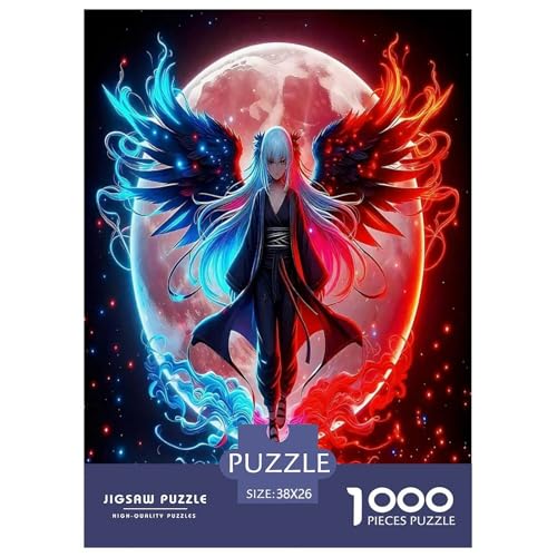 Engelsflügel-Puzzles für Erwachsene und Kinder, 1000 Teile, geheimnisvolle Macht, unmögliche Herausforderung, Spielzeug, Lernspiel, Heimdekoration, für Lernspiele, Geschenke, 38 x 26 cm/1000 Stück Engelsflügel-Puzzles für Erwachsene und Kinder, 1000 Teile, geheimnisvolle Macht, unmögliche Herausforderung, Spielzeug, Lernspiel, Heimdekoration, für Lernspiele, Geschenke, 38 x 26 cm/1000 Stück von UYNSIXTME