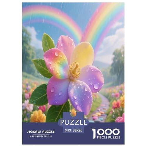 Gardenien Puzzle 1000 Teile Schwer Puzzle Spielzeug Pädagogisches Spiel Impossible Herausforderungsspielzeug Für Erwachsene Und Kinder Ab 14 Jahren 38x26cm/1000pcs von UYNSIXTME
