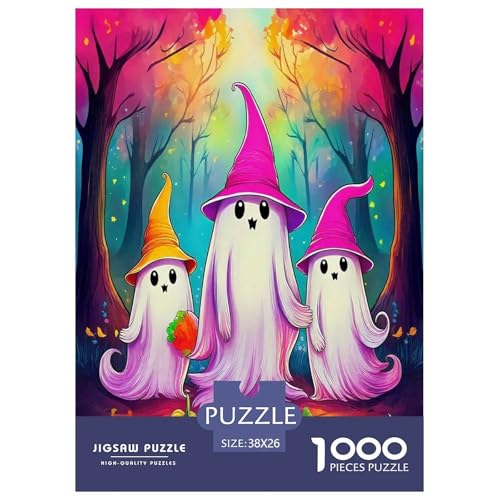 Geister Kürbis Puzzles 1000 Teile Schwer Puzzle Spielzeug Lernspiel Impossible Halloween Herausforderung Spielzeug Für Erwachsene Und Kinder Ab 12 Jahren 38x26cm/1000pcs Geister Kürbis Puzzles 1000 Teile Schwer Puzzle Spielzeug Lernspiel Impossible Halloween Herausforderung Spielzeug Für Erwachsene Und Kinder Ab 12 Jahren 38x26cm/1000pcs von UYNSIXTME