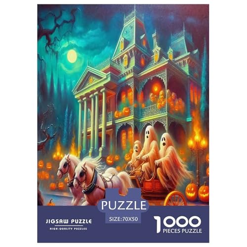 Geister Kürbis Puzzles 1000 Teile Schwer Puzzle Spielzeug Pädagogisches Spiel Impossible Halloween Herausforderung Spielzeug Für Erwachsene Und Kinder Ab 14 Jahren 70x50cm/1000pcs Geister Kürbis Puzzles 1000 Teile Schwer Puzzle Spielzeug Pädagogisches Spiel Impossible Halloween Herausforderung Spielzeug Für Erwachsene Und Kinder Ab 14 Jahren 70x50cm/1000pcs von UYNSIXTME