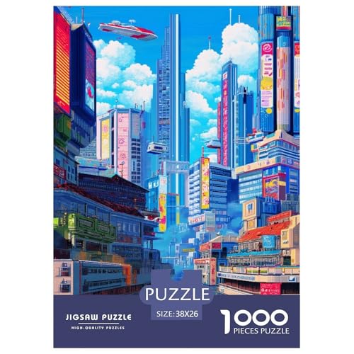 Japanische Landschaft Puzzles 1000 Teile Schwer Puzzle Spielzeug Lernspiel Impossible Leben in Japan Herausforderung Spielzeug Für Erwachsene Und Kinder Ab 14 Jahren 38x26cm/1000pcs von UYNSIXTME