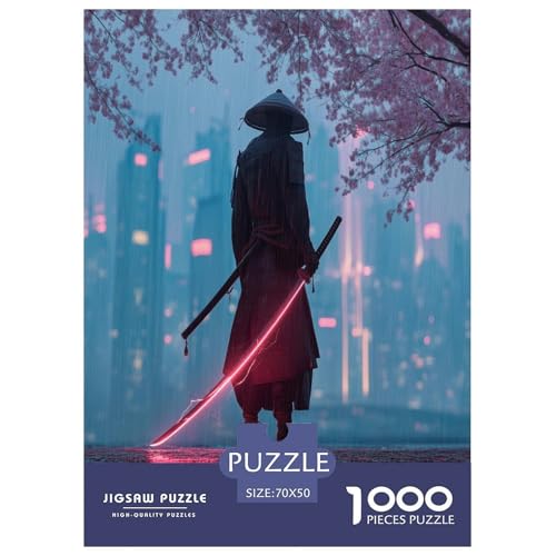 Japanische Samurai-Puzzles für Erwachsene und Kinder, 1000 Teile japanischer Stil, skurrile Herausforderung, Spielzeug, Lernspiel, Heimdekoration, für Lernspiele, Geschenke, 70 x 50 cm/1000 Stück Japanische Samurai-Puzzles für Erwachsene und Kinder, 1000 Teile japanischer Stil, skurrile Herausforderung, Spielzeug, Lernspiel, Heimdekoration, für Lernspiele, Geschenke, 70 x 50 cm/1000 Stück von UYNSIXTME