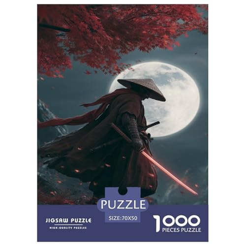 Japanische Samurai-Puzzles für Erwachsene und Kinder, 1000 Teile japanischer Stil, skurrile Herausforderung, Spielzeug, Lernspiele, Heimdekoration, für Lernspiele, Geschenke, 70 x 50 cm/1000 Stück Japanische Samurai-Puzzles für Erwachsene und Kinder, 1000 Teile japanischer Stil, skurrile Herausforderung, Spielzeug, Lernspiele, Heimdekoration, für Lernspiele, Geschenke, 70 x 50 cm/1000 Stück von UYNSIXTME