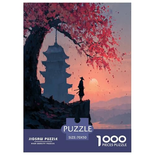 Japanischer Samurai Puzzle 1000 Teile Schwer Puzzle Spielzeug Pädagogisches Spiel Impossible Japan Style Herausforderungsspielzeug Für Erwachsene Und Kinder Ab 14 Jahren 70x50cm/1000pcs Japanischer Samurai Puzzle 1000 Teile Schwer Puzzle Spielzeug Pädagogisches Spiel Impossible Japan Style Herausforderungsspielzeug Für Erwachsene Und Kinder Ab 14 Jahren 70x50cm/1000pcs von UYNSIXTME