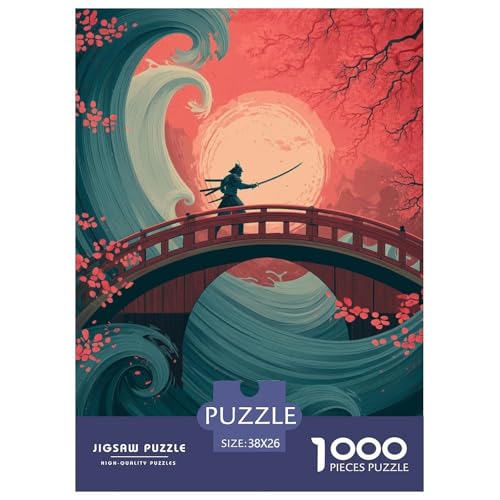 Japanischer Samurai Puzzle 1000-teilige Schwer Puzzle Spielzeug Lernspiel Impossible Japan Style Herausforderung Spielzeug Für Erwachsene Und Kinder in Bewährter 38x26cm/1000pcs Japanischer Samurai Puzzle 1000-teilige Schwer Puzzle Spielzeug Lernspiel Impossible Japan Style Herausforderung Spielzeug Für Erwachsene Und Kinder in Bewährter 38x26cm/1000pcs von UYNSIXTME