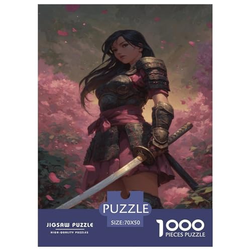 Japanisches Samurai-Puzzle, Puzzle für Erwachsene und Kinder, 1000 Teile Impossible Challenge im japanischen Stil, Lernspiele, Heimdekoration, für Lernspiele, Geschenke, 70 x 50 cm/1000 Stück Japanisches Samurai-Puzzle, Puzzle für Erwachsene und Kinder, 1000 Teile Impossible Challenge im japanischen Stil, Lernspiele, Heimdekoration, für Lernspiele, Geschenke, 70 x 50 cm/1000 Stück von UYNSIXTME