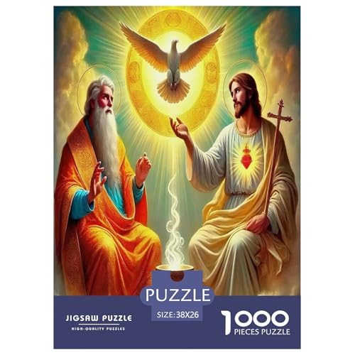 Jesus - Religion Puzzle für Erwachsene Kinder 1000 Teile Hoffnung und Liebe Impossible Challenge Spielzeug Lernspiel Heimdekoration für Lernspiele Geschenke 38 x 26 cm/1000 Stück Jesus - Religion Puzzle für Erwachsene Kinder 1000 Teile Hoffnung und Liebe Impossible Challenge Spielzeug Lernspiel Heimdekoration für Lernspiele Geschenke 38 x 26 cm/1000 Stück von UYNSIXTME