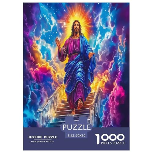 Jesus - Religion Puzzle für Erwachsene Kinder 1000 Teile Hoffnung und Liebe Impossible Challenge Spielzeug Lernspiele Heimdekoration für Lernspiele Geschenke 70x50cm/1000pcs Jesus - Religion Puzzle für Erwachsene Kinder 1000 Teile Hoffnung und Liebe Impossible Challenge Spielzeug Lernspiele Heimdekoration für Lernspiele Geschenke 70x50cm/1000pcs von UYNSIXTME