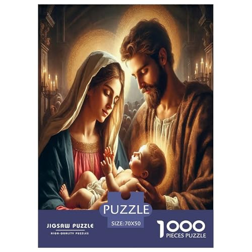 Jesus - Religion Puzzles für Erwachsene Kinder 1000 Teile Hoffnung und Liebe Impossible Challenge Spielzeug Lernspiel Heimdekoration für Lernspiele Geschenke 70x50cm/1000pcs Jesus - Religion Puzzles für Erwachsene Kinder 1000 Teile Hoffnung und Liebe Impossible Challenge Spielzeug Lernspiel Heimdekoration für Lernspiele Geschenke 70x50cm/1000pcs von UYNSIXTME
