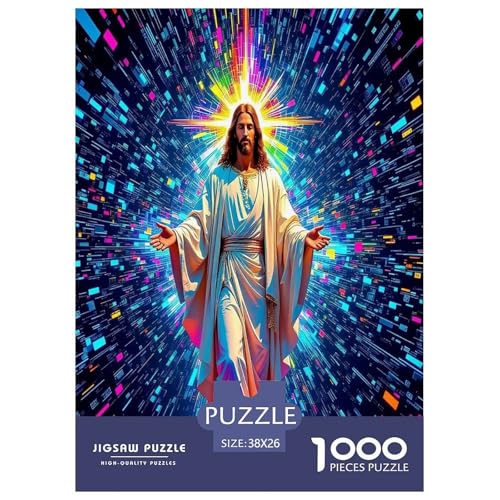 Jesus - Religion Puzzles für Erwachsene Kinder 1000 Teile Hoffnung und Liebe Impossible Challenge Spielzeug Lernspiele Heimdekoration für Lernspiele Geschenke 38 x 26 cm/1000 Stück Jesus - Religion Puzzles für Erwachsene Kinder 1000 Teile Hoffnung und Liebe Impossible Challenge Spielzeug Lernspiele Heimdekoration für Lernspiele Geschenke 38 x 26 cm/1000 Stück von UYNSIXTME
