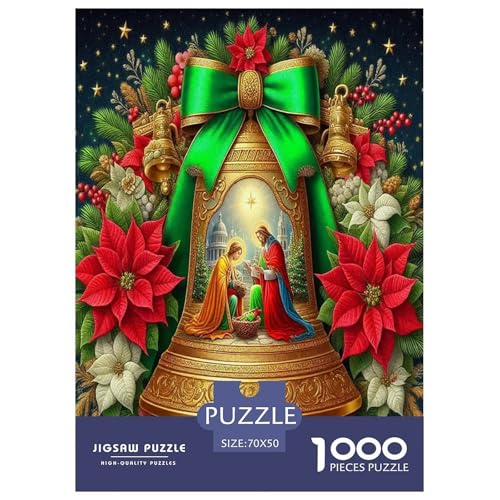 Jesus - Religion Puzzles für Erwachsene Kinder 1000 Teile Hoffnung und Liebe Tolle Geschenke Herausforderung Spielzeug Lernspiel Heimdekoration für Lernspiele Geschenke 70x50cm/1000pcs von UYNSIXTME