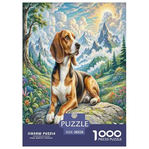 Kleiner Basset Griffon Vendéen Puzzles 1000 Teile Schwer Puzzle Spielzeug Pädagogisches Spiel Impossible Schlaue Tiere Herausforderungsspielzeug Für Erwachsene Und Kinder Ab 12 Jahren 38x26cm/1000pcs Kleiner Basset Griffon Vendéen Puzzles 1000 Teile Schwer Puzzle Spielzeug Pädagogisches Spiel Impossible Schlaue Tiere Herausforderungsspielzeug Für Erwachsene Und Kinder Ab 12 Jahren 38x26cm/1000pcs von UYNSIXTME