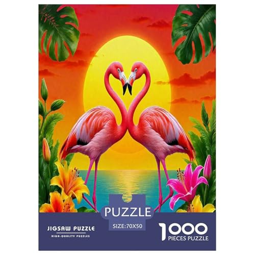Leidenschaftliche Flamingos Puzzle 1000 Teile Schwer Puzzle Spielzeug Lernspiel Impossible Bunte Tiere Herausforderung Spielzeug Für Erwachsene Kinder 70x50cm/1000pcs Leidenschaftliche Flamingos Puzzle 1000 Teile Schwer Puzzle Spielzeug Lernspiel Impossible Bunte Tiere Herausforderung Spielzeug Für Erwachsene Kinder 70x50cm/1000pcs von UYNSIXTME