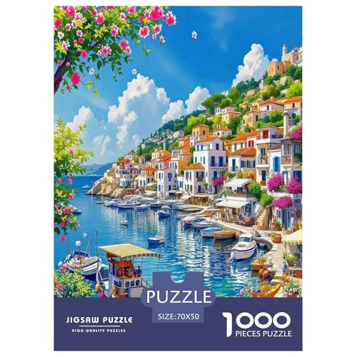 Meerblick Puzzle 1000 Teile Schwer Puzzle Spielzeug Pädagogisches Spiel Impossible Wunderschöne Farben Herausforderungsspielzeug Für Erwachsene Und Kinder in Bewährter 70x50cm/1000pcs Meerblick Puzzle 1000 Teile Schwer Puzzle Spielzeug Pädagogisches Spiel Impossible Wunderschöne Farben Herausforderungsspielzeug Für Erwachsene Und Kinder in Bewährter 70x50cm/1000pcs von UYNSIXTME