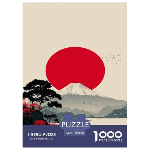 Mount Fuji in Japan Puzzle für Erwachsene Kinder 1000 Teile Schöner Vulkan Impossible Challenge Spielzeug Lernspiel Heimdekoration für Lernspiele Geschenke 38 x 26 cm/1000 Stück Mount Fuji in Japan Puzzle für Erwachsene Kinder 1000 Teile Schöner Vulkan Impossible Challenge Spielzeug Lernspiel Heimdekoration für Lernspiele Geschenke 38 x 26 cm/1000 Stück von UYNSIXTME