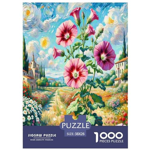 Petunia Puzzles 1000 Teile Schwer Puzzle Spielzeug Lernspiel Impossible Herausforderungsspielzeug Für Erwachsene Kinder 38x26cm/1000pcs von UYNSIXTME