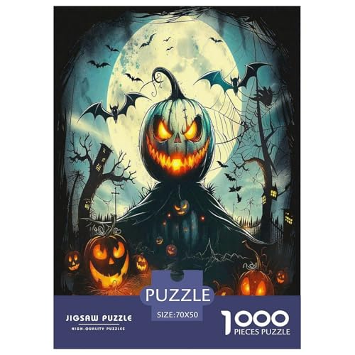 Phantom Kürbis Puzzle für Erwachsene Kinder 1000 Teile Halloween Skurrile Herausforderung Spielzeug Lernspiele Heimdekoration für Lernspiele Geschenke 70x50cm/1000pcs Phantom Kürbis Puzzle für Erwachsene Kinder 1000 Teile Halloween Skurrile Herausforderung Spielzeug Lernspiele Heimdekoration für Lernspiele Geschenke 70x50cm/1000pcs von UYNSIXTME