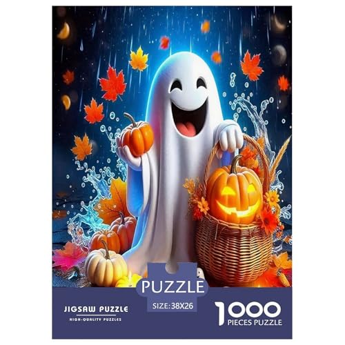 Phantom Pumpkin Puzzle für Erwachsene und Kinder, 1000 Teile Halloween Impossible Challenge Spielzeug, Lernspiel, Heimdekoration für Erwachsene und Kinder ab 14 Jahren, 38 x 26 cm/1000 Stück Phantom Pumpkin Puzzle für Erwachsene und Kinder, 1000 Teile Halloween Impossible Challenge Spielzeug, Lernspiel, Heimdekoration für Erwachsene und Kinder ab 14 Jahren, 38 x 26 cm/1000 Stück von UYNSIXTME