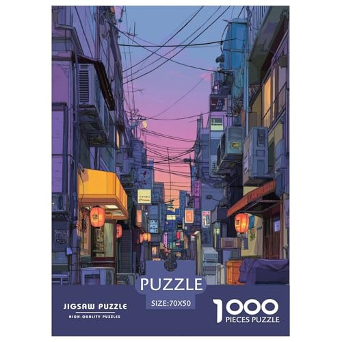 Puzzle im japanischen Stil für Erwachsene und Kinder, 1000 Teile, Leben in Japan, skurrile Herausforderung, Spielzeug, Lernspiel, Heimdekoration, für Lernspiele, Geschenke, 70 x 50 cm, 1000 Stück Puzzle im japanischen Stil für Erwachsene und Kinder, 1000 Teile, Leben in Japan, skurrile Herausforderung, Spielzeug, Lernspiel, Heimdekoration, für Lernspiele, Geschenke, 70 x 50 cm, 1000 Stück von UYNSIXTME