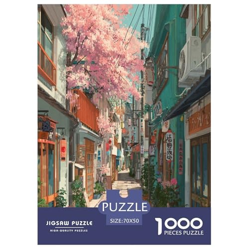 Puzzle im japanischen Stil für Erwachsene und Kinder, 1000 Teile, Leben in Japan, skurrile Herausforderung, Spielzeug, Lernspiele, Heimdekoration, für Lernspiele, Geschenke, 70 x 50 cm, 1000 Stück Puzzle im japanischen Stil für Erwachsene und Kinder, 1000 Teile, Leben in Japan, skurrile Herausforderung, Spielzeug, Lernspiele, Heimdekoration, für Lernspiele, Geschenke, 70 x 50 cm, 1000 Stück von UYNSIXTME