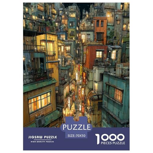 Puzzle im japanischen Stil für Erwachsene und Kinder, 1000 Teile Leben in Japan, skurrile Herausforderung, Spielzeug, Lernspiel, Heimdekoration, für Lernspiele, Geschenke, 70 x 50 cm, 1000 Stück Puzzle im japanischen Stil für Erwachsene und Kinder, 1000 Teile Leben in Japan, skurrile Herausforderung, Spielzeug, Lernspiel, Heimdekoration, für Lernspiele, Geschenke, 70 x 50 cm, 1000 Stück von UYNSIXTME