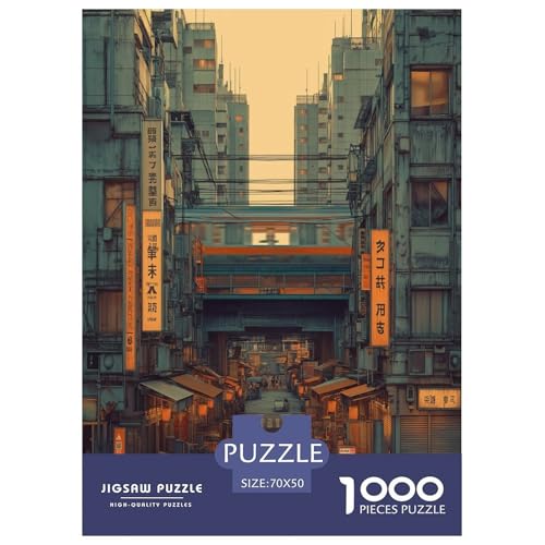 Puzzle im japanischen Stil für Erwachsene und Kinder, 1000 Teile Leben in Japan, skurrile Herausforderung, Spielzeug, Lernspiel, Heimdekoration, für Lernspiele, Geschenke, 70 x 50 cm, 1000 Stück Puzzle im japanischen Stil für Erwachsene und Kinder, 1000 Teile Leben in Japan, skurrile Herausforderung, Spielzeug, Lernspiel, Heimdekoration, für Lernspiele, Geschenke, 70 x 50 cm, 1000 Stück von UYNSIXTME