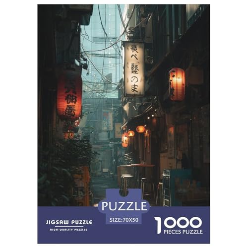 Puzzle im japanischen Stil für Erwachsene und Kinder, 1000 Teile Leben in Japan, skurrile Herausforderung, Spielzeug, Lernspiele, Heimdekoration für Lernspiele, Geschenke, 70 x 50 cm/1000 Stück Puzzle im japanischen Stil für Erwachsene und Kinder, 1000 Teile Leben in Japan, skurrile Herausforderung, Spielzeug, Lernspiele, Heimdekoration für Lernspiele, Geschenke, 70 x 50 cm/1000 Stück von UYNSIXTME
