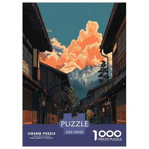 Puzzle im japanischen Stil für Erwachsene und Kinder, 1000 Teile Leben in Japan, unmögliche Herausforderung, Spielzeug, Lernspiele, Heimdekoration, für Lernspiele, Geschenke, 70 x 50 cm, 1000 Stück Puzzle im japanischen Stil für Erwachsene und Kinder, 1000 Teile Leben in Japan, unmögliche Herausforderung, Spielzeug, Lernspiele, Heimdekoration, für Lernspiele, Geschenke, 70 x 50 cm, 1000 Stück von UYNSIXTME