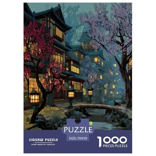 Puzzle im japanischen Stil für Erwachsene und Kinder, 1000 Teile Leben in Japan, unmögliche Herausforderung, Spielzeug, Lernspiele, Heimdekoration, für Lernspiele, Geschenke, 70 x 50 cm, 1000 Stück Puzzle im japanischen Stil für Erwachsene und Kinder, 1000 Teile Leben in Japan, unmögliche Herausforderung, Spielzeug, Lernspiele, Heimdekoration, für Lernspiele, Geschenke, 70 x 50 cm, 1000 Stück von UYNSIXTME