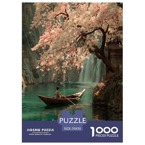 Romantische Kirschblüten Puzzle 1000 Teile Schwer Puzzle Spielzeug Lernspiel Impossible Japan Herausforderung Spielzeug Für Erwachsene Und Kinder in Bewährter 70x50cm/1000pcs Romantische Kirschblüten Puzzle 1000 Teile Schwer Puzzle Spielzeug Lernspiel Impossible Japan Herausforderung Spielzeug Für Erwachsene Und Kinder in Bewährter 70x50cm/1000pcs von UYNSIXTME