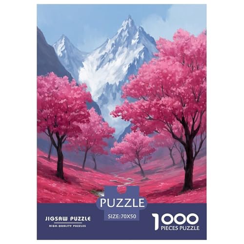 Romantische Kirschblüten Puzzles 1000 Teile Schwer Puzzle Spielzeug Pädagogisches Spiel Impossible Japan Herausforderung Spielzeug Für Erwachsene Und Kinder in Bewährter 70x50cm/1000pcs Romantische Kirschblüten Puzzles 1000 Teile Schwer Puzzle Spielzeug Pädagogisches Spiel Impossible Japan Herausforderung Spielzeug Für Erwachsene Und Kinder in Bewährter 70x50cm/1000pcs von UYNSIXTME