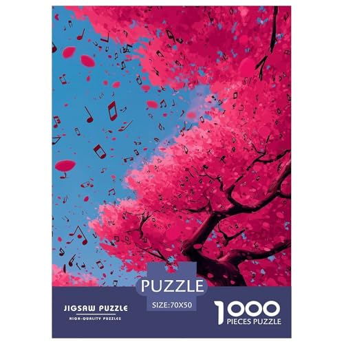 Romantische Kirschblüten-Puzzles für Erwachsene und Kinder, 1000 Teile, Japan, tolle Geschenke, Herausforderung, Spielzeug, Lernspiel, Heimdekoration, für Lernspiele, Geschenke, 70 x 50 cm/1000 Stück Romantische Kirschblüten-Puzzles für Erwachsene und Kinder, 1000 Teile, Japan, tolle Geschenke, Herausforderung, Spielzeug, Lernspiel, Heimdekoration, für Lernspiele, Geschenke, 70 x 50 cm/1000 Stück von UYNSIXTME